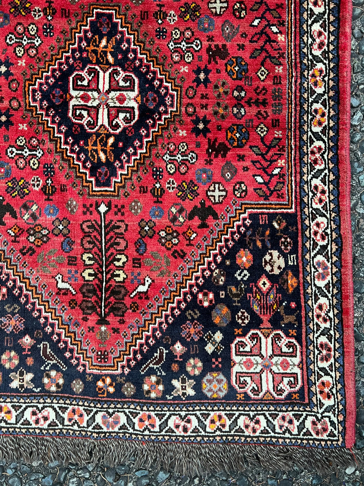Persian Shiraz Rug, 4'5"X3'5”