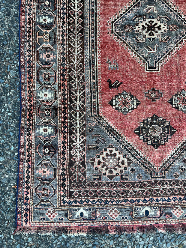 Persian Shiraz Rug, 7'11”x5'3”