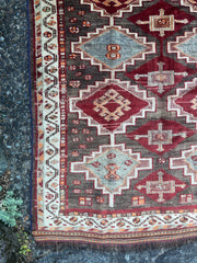 Persian Shiraz Rug, 8'4”x4'6”