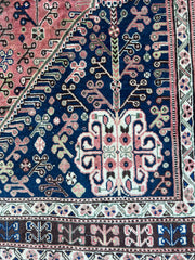 Persian Shiraz Rug, 7'10”x5'1”