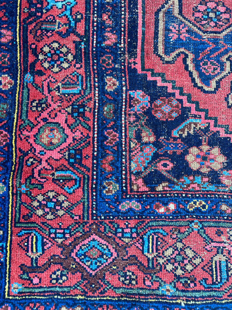 Persian Zanjan Rug, 6’6”X 3’10”