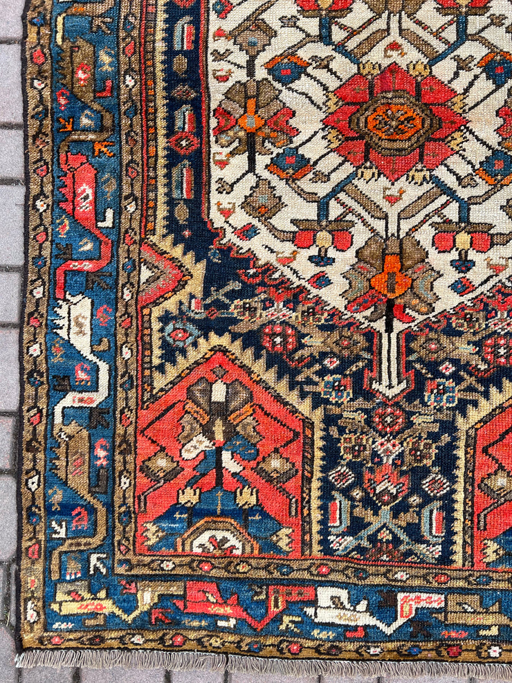 Persian Zanjan Rug, 5’10”x3’9”