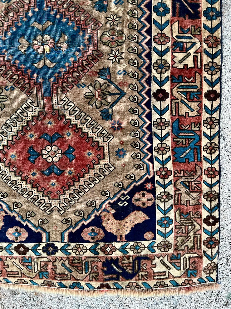 Persian Yalameh Rug, 5’x3’6”