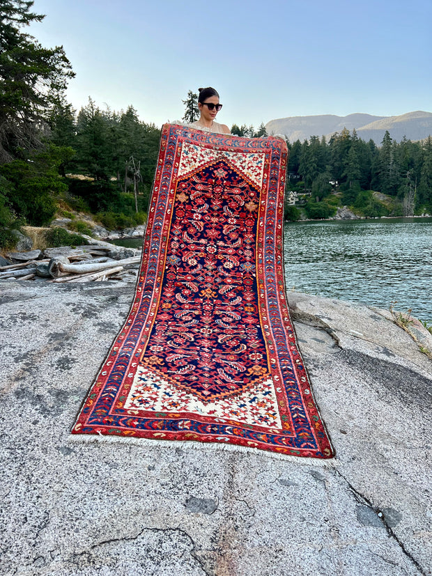 Persian Malayer Runner, 9'4" X 3'3"