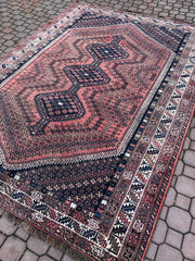 Persian Shiraz Rug, 9'6”x6'10”