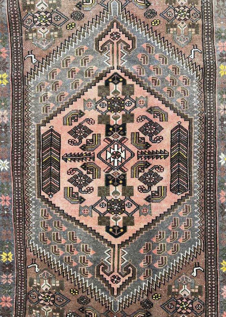 Persian Zanjan Rug, 6’3”X3’9”