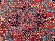 Antique Persian Heriz Rug  7’3”X8’10”