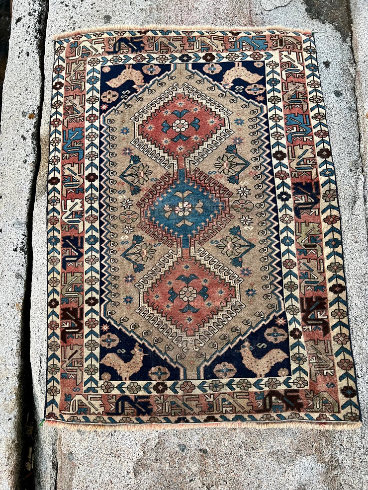 Persian Yalameh Rug, 5’x3’6”