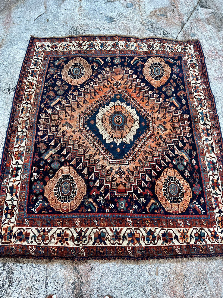 Persian Qashqai Rug, 6’5”X5’6”
