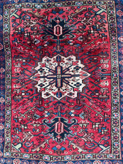 Persian Heriz Rug, 3'11"x3'2"