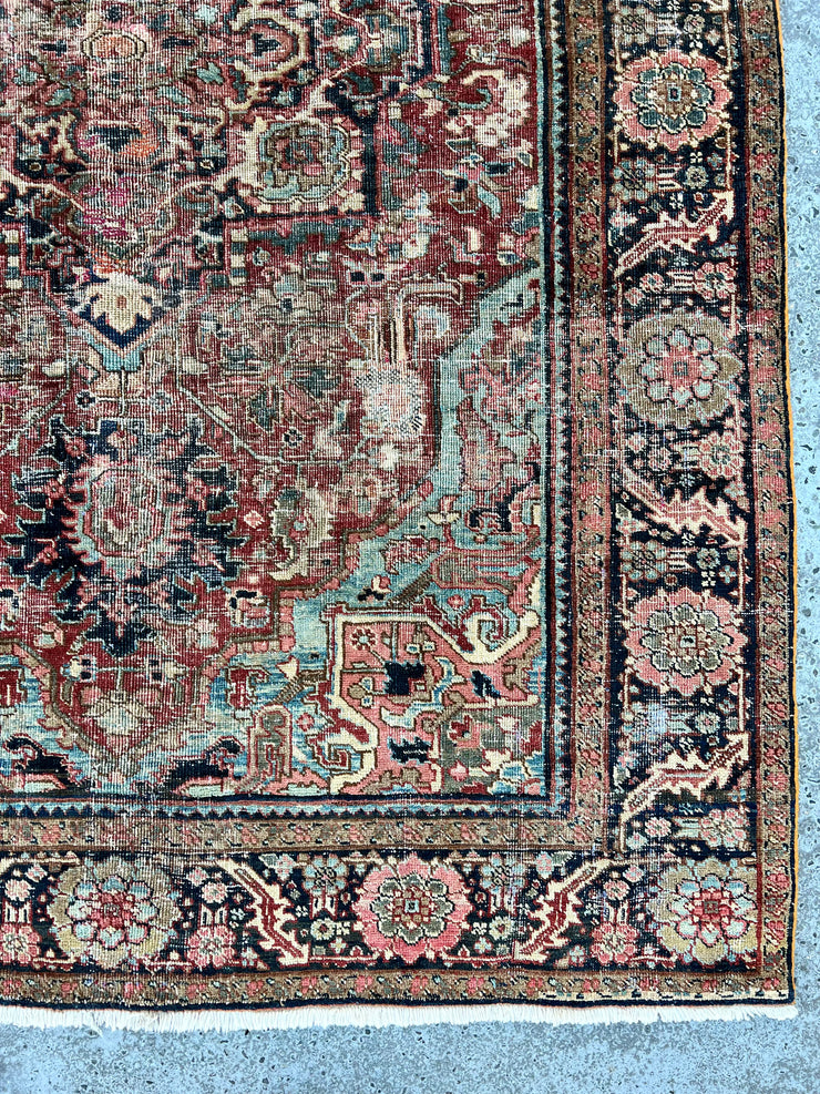 Persian Heriz Rug, 9’6”X6’6”