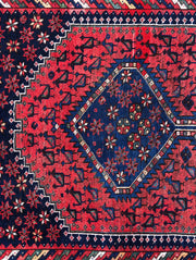 Persian Shiraz Rug, 6’4”x5’